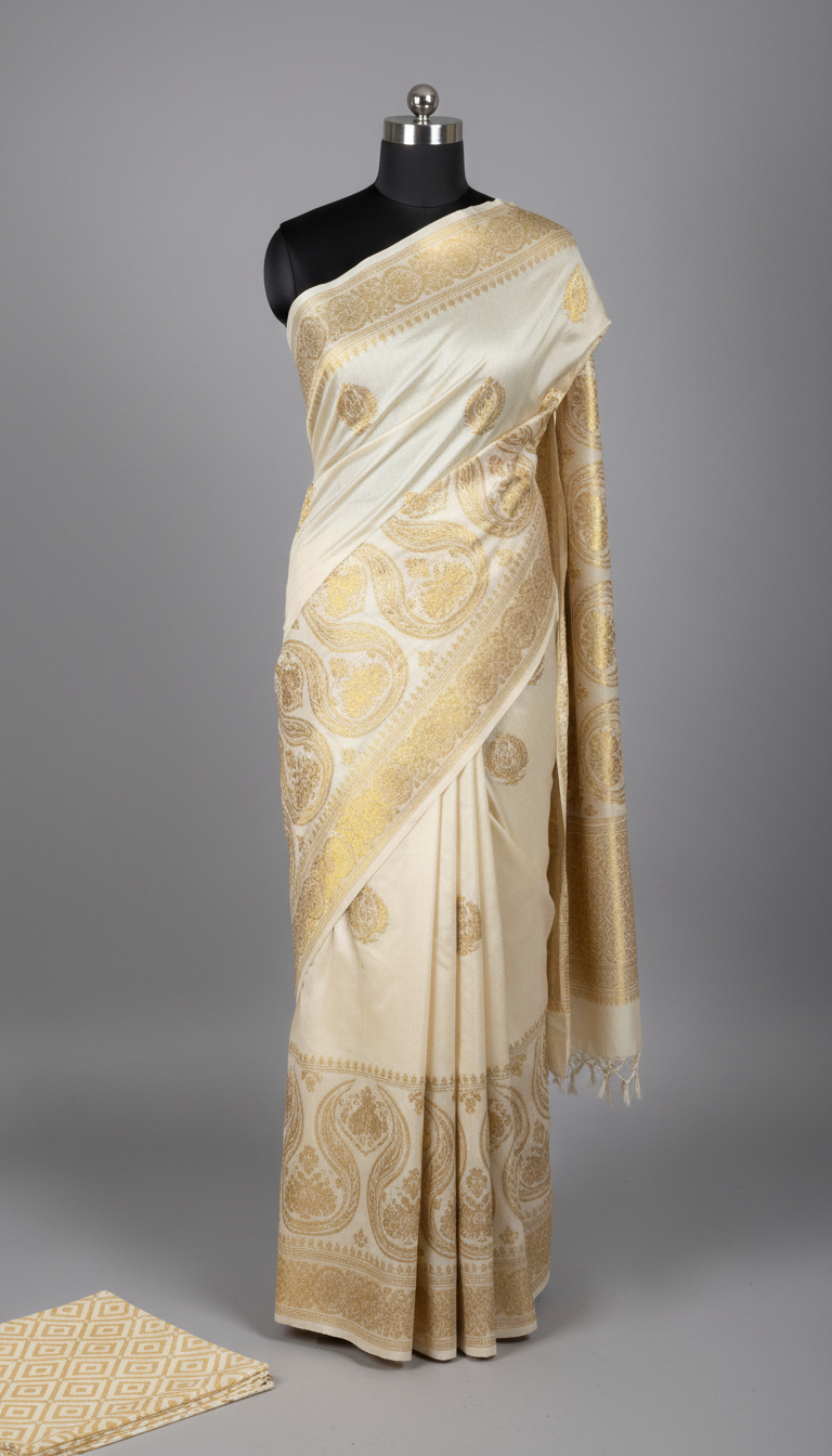 Mulberry Silk Handwoven Saree