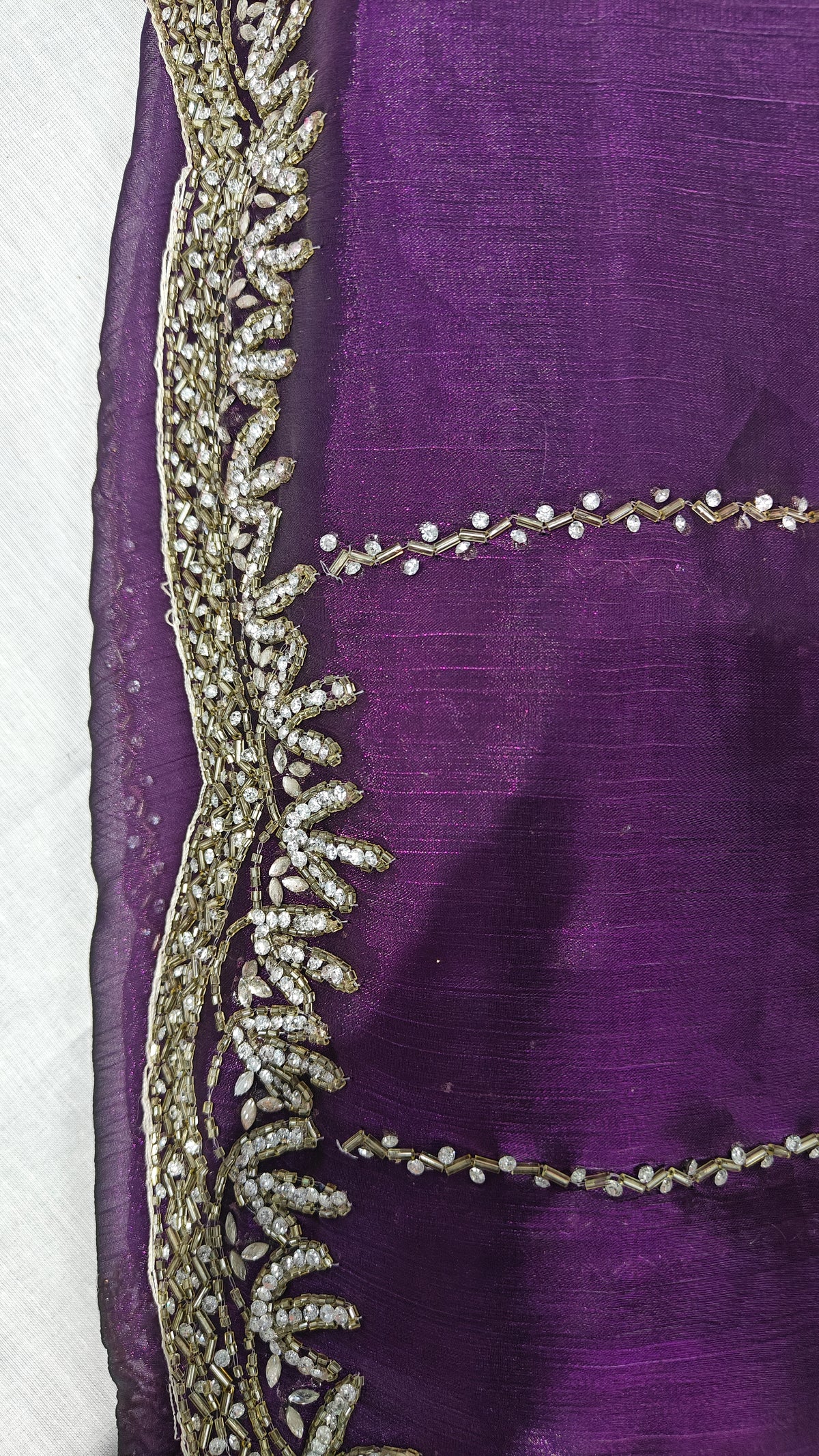 Royal Wine Jimmy Choo Saree