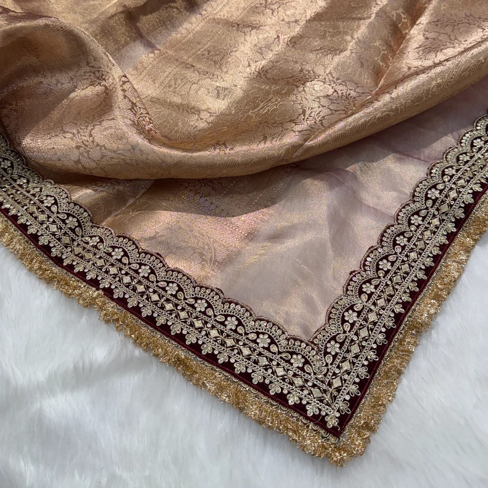 Banarasi Soft Maharani Tissue Silk Saree