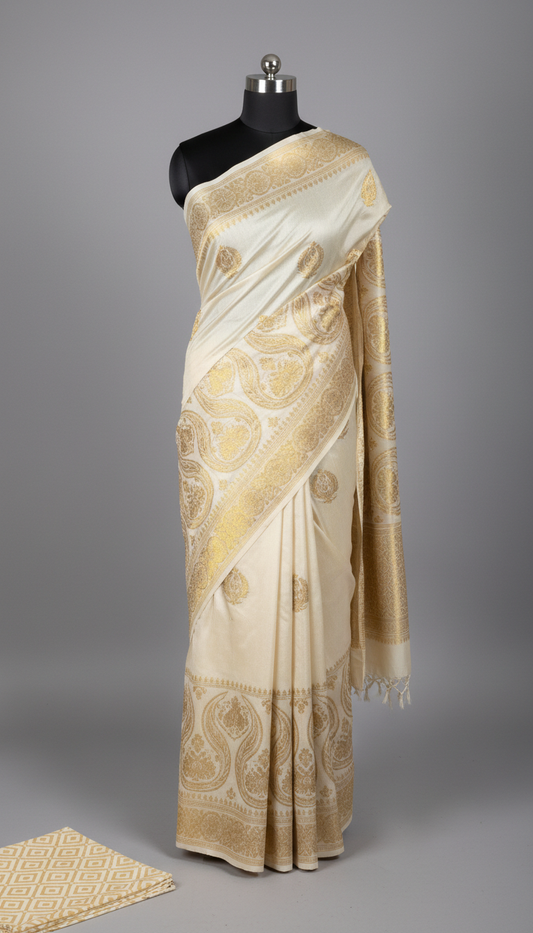 Mulberry Silk Handwoven Saree
