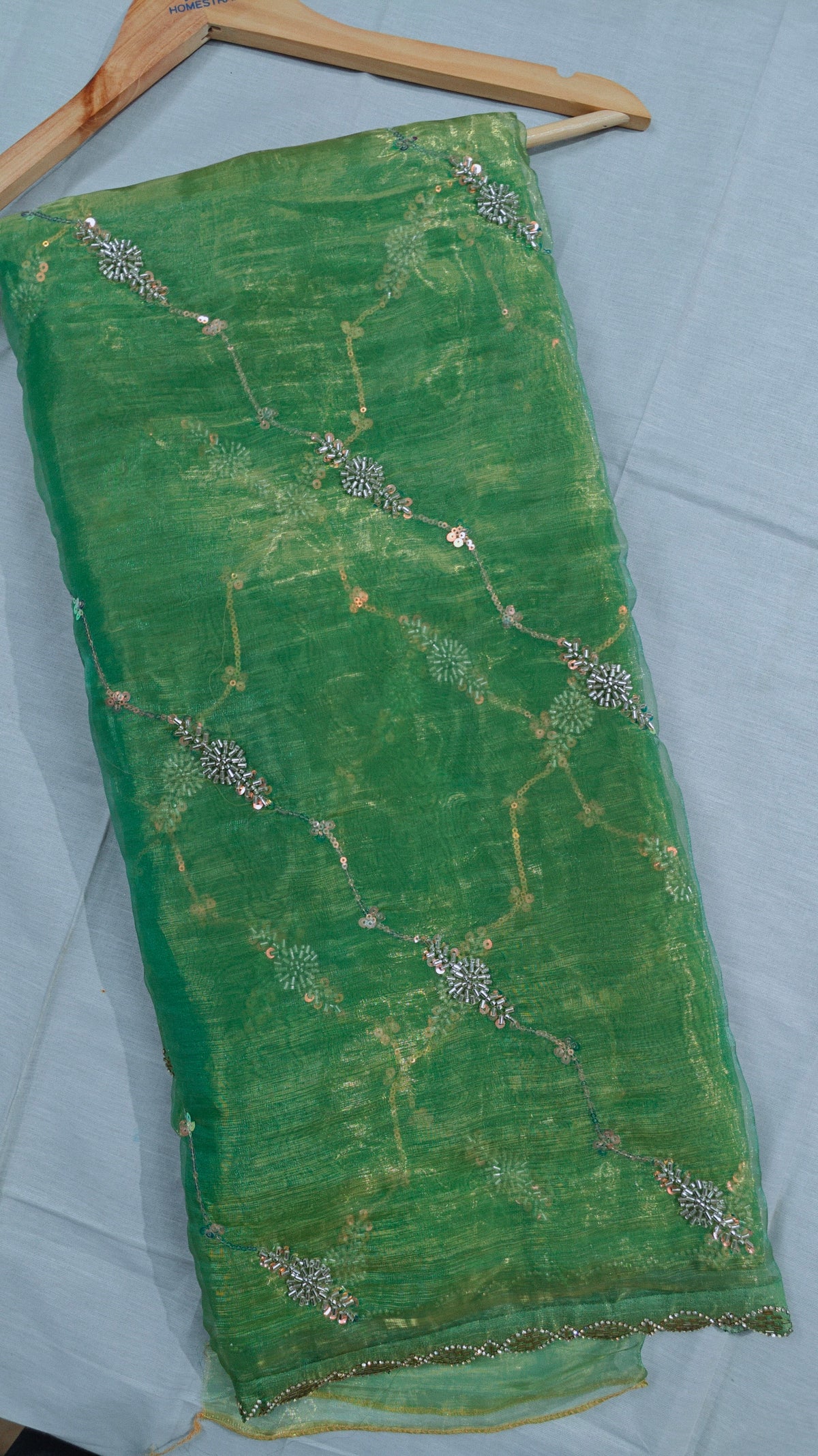 Jade Green Soft Saree