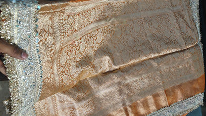 Kesari Gold soft tissue silk saree