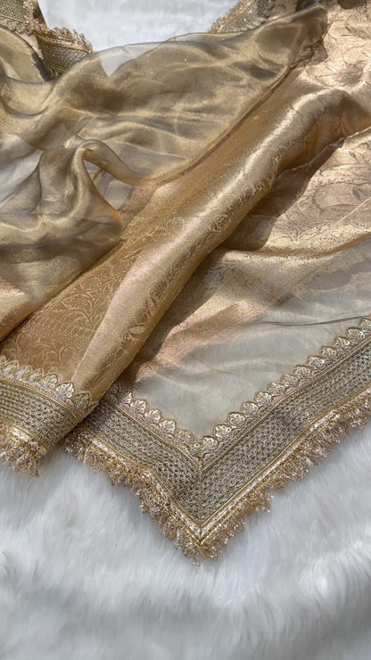 Banarasi Soft Maharani Tissue Silk Saree
