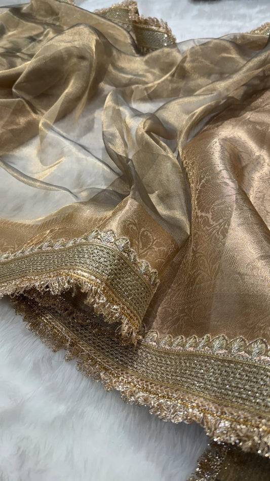 Banarasi Soft Maharani Tissue Silk Saree