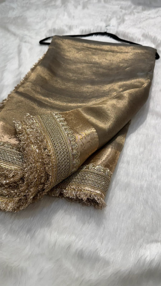Banarasi Soft Maharani Tissue Silk Saree
