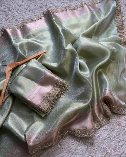 Banarasi Kanchipuram Tissue Silk Saree