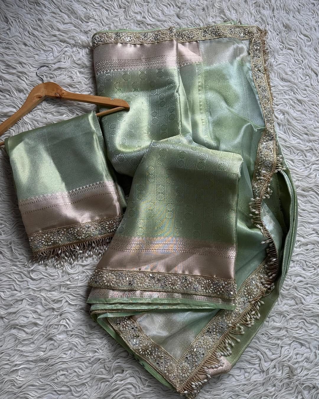 Banarasi Kanchipuram Tissue Silk Saree
