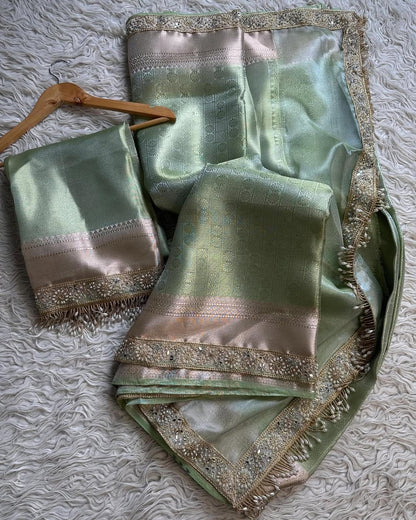Banarasi Kanchipuram Tissue Silk Saree