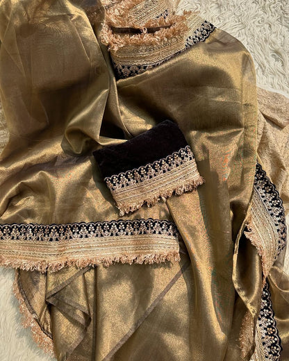 Banarasi Soft Glass Tissue Silk Saree